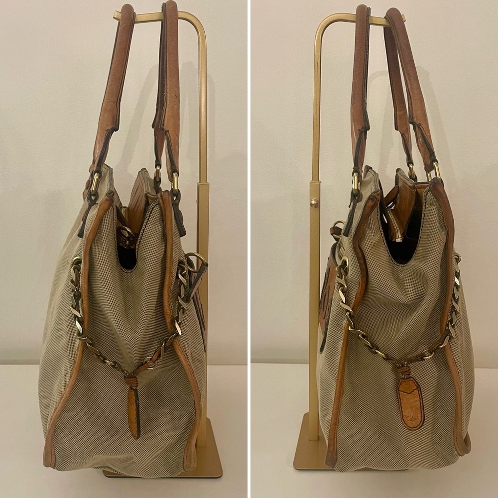 Chloé Haley Canvas Tote - Picture 3 of 8